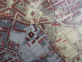 Verpflegsmagazin - Stadtplan 1904