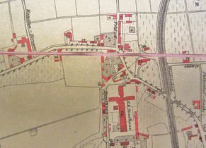 Der Hof ganz links (Stadtplan von ca. 1892)